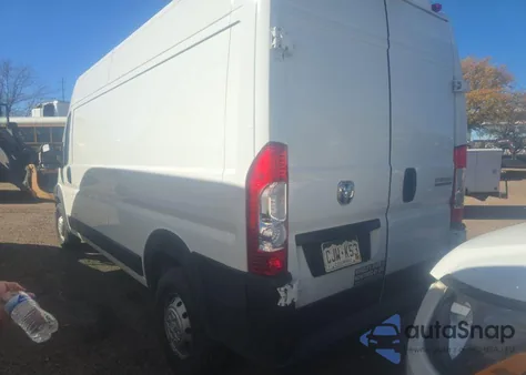 2023 Ram Promaster 2500 High Roof 159 Wb from USA, damaged, VIN 3C6LRVDG9PE502361